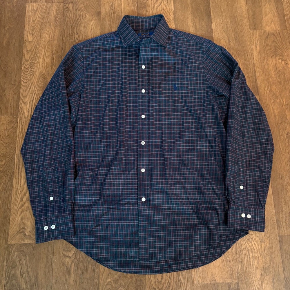 Modern Authentic Polo Ralph Lauren Small Pony Check Performance Flannel Shirt - Picture 3 of 7